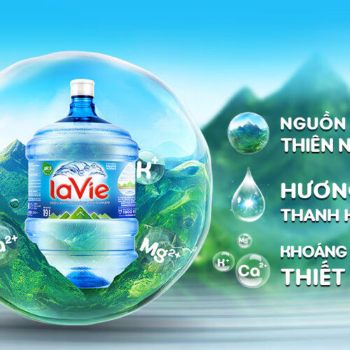 Nước khoáng Lavie 19L bình có vòi