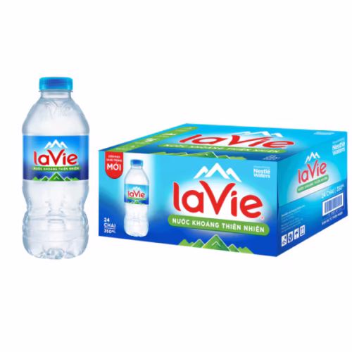 Nước suối LaVie chai nhỏ 350ml (24 chai/thùng)