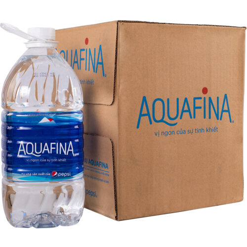 Thùng 4 bình nước Aquafina 5L chính hãng giá tốt