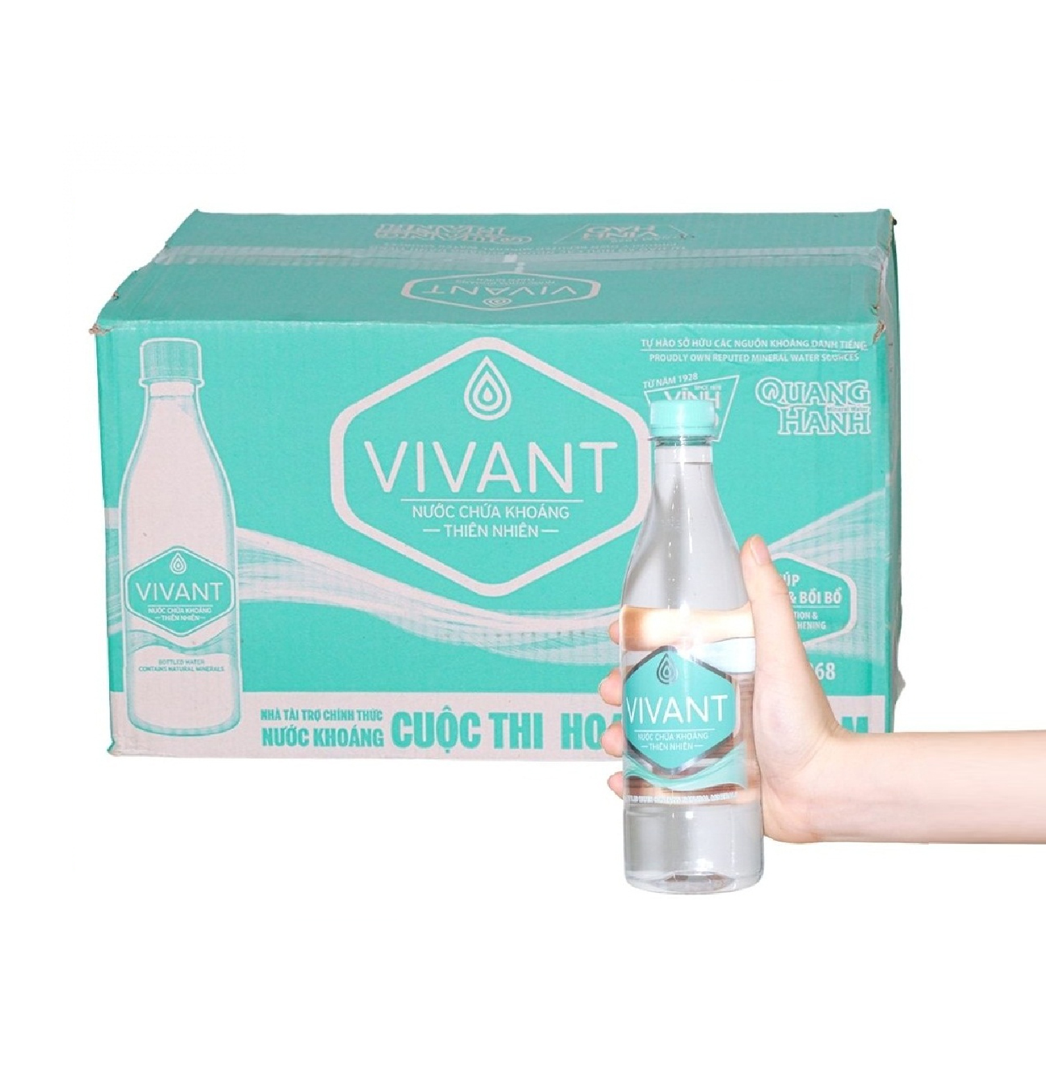 Thùng nước khoáng Vivant 500ml chính hãng giá tốt