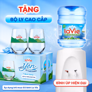 Nước khoáng LaVie 19L Bình Úp