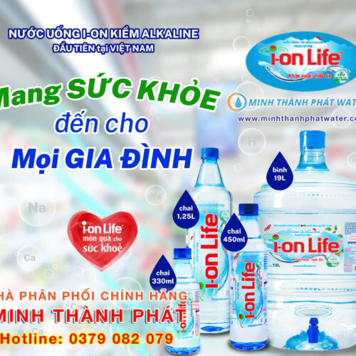 Đại lý nước Ion Life chính hãng Minh Thành Phát Water