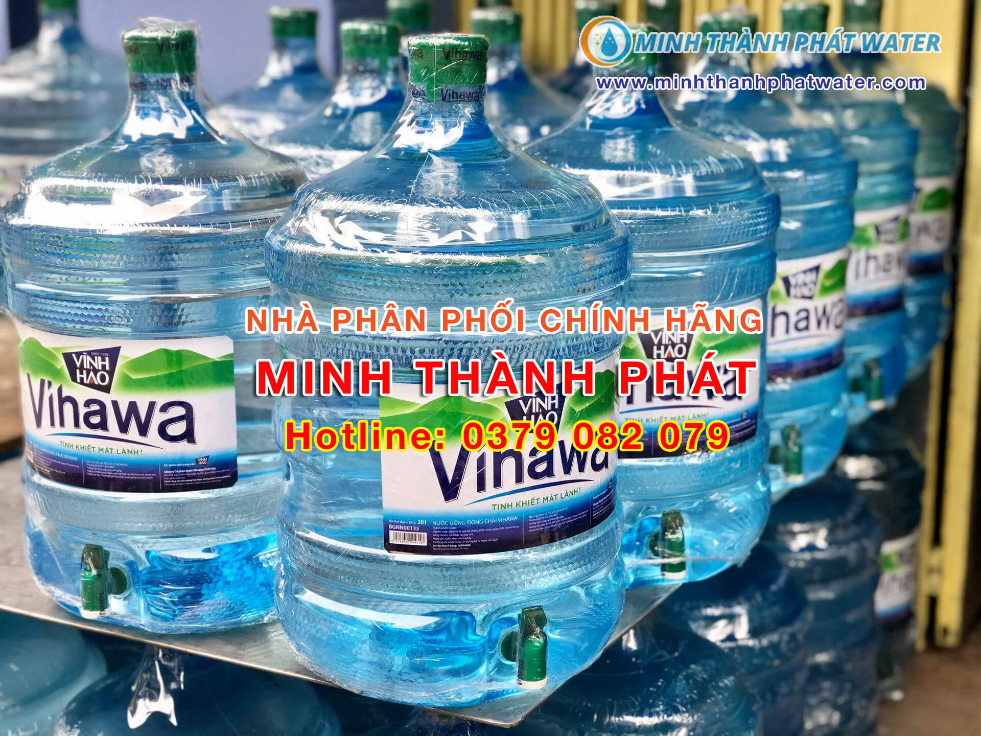 Giao nước Vihawa chính hãng giá rẻ ở quận Bình Tân - Minh Thành Phát Water