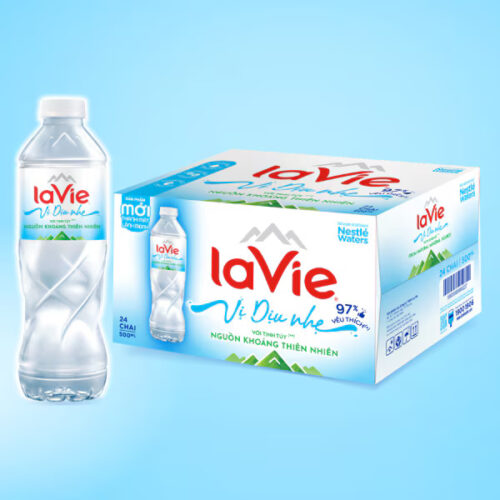 thùng Nước Lavie 500ml Vị Dịu Nhẹ chính hãng giá tốt