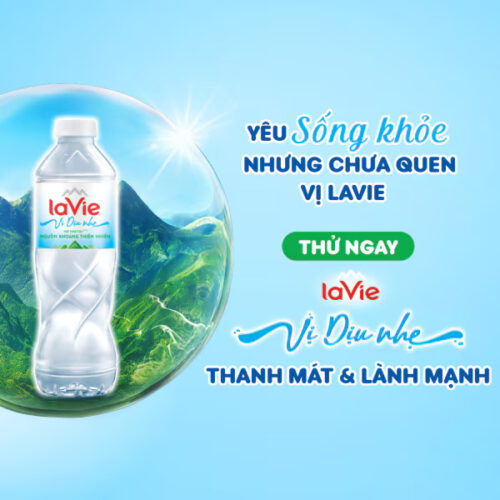 Nước Lavie 500ml Vị Dịu Nhẹ