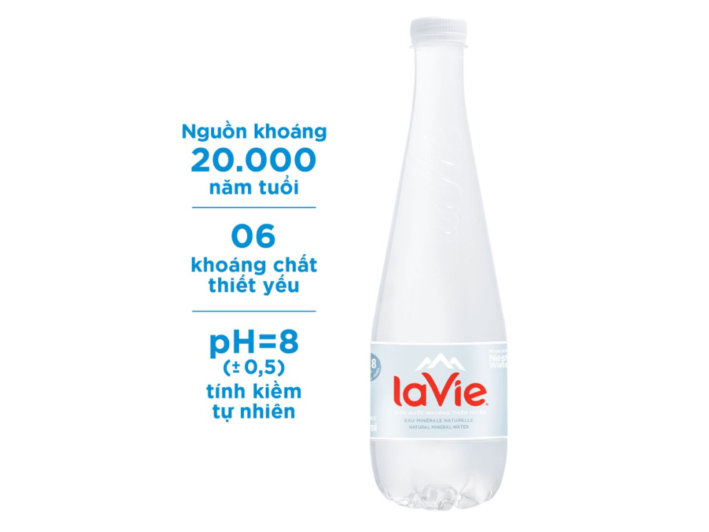 Nước khoáng thiên nhiên LaVie Premium 400ml