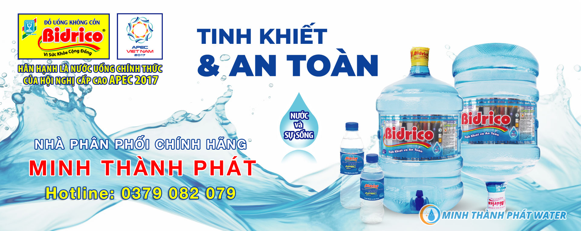 Đại lý nước Bidrico chính hãng Minh Thành Phát