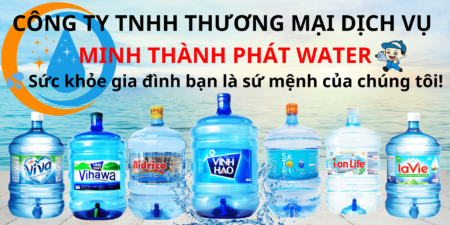 Đại lý đổi nước, giao nước bình 20L tận nơi - Minh Thành Phát Water