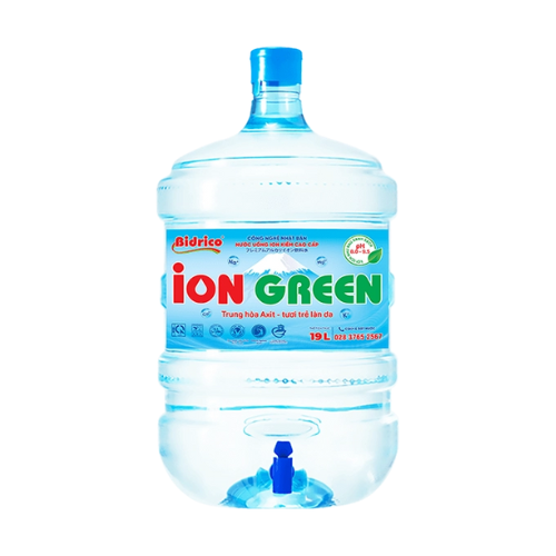 Nước uống ion kiềm cao cấp ION GREEN bình 19L Vòi