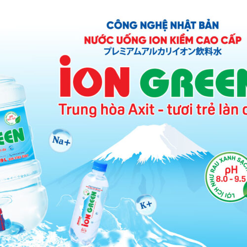 Nước uống ion kiềm cao cấp ION GREEN bình 19L Vòi