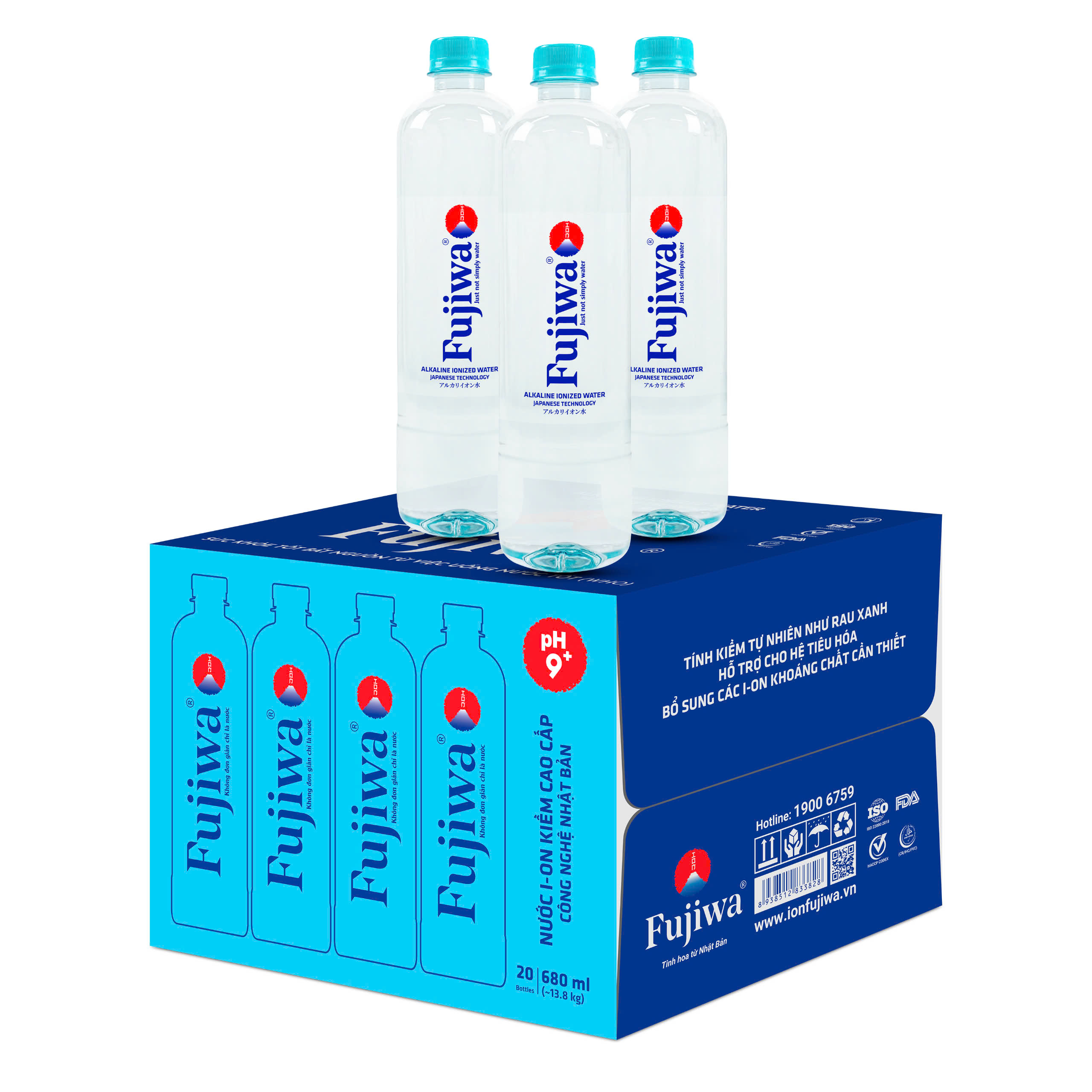Thùng nước Fujiwa 680ml chính hãng