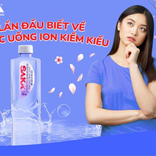 Nước suối Saka 555ml (24 chai/thùng)