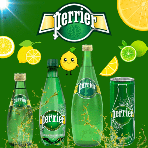 Nước Perrier 500ml chai nhựa của Pháp có ga (Thùng 24 chai)