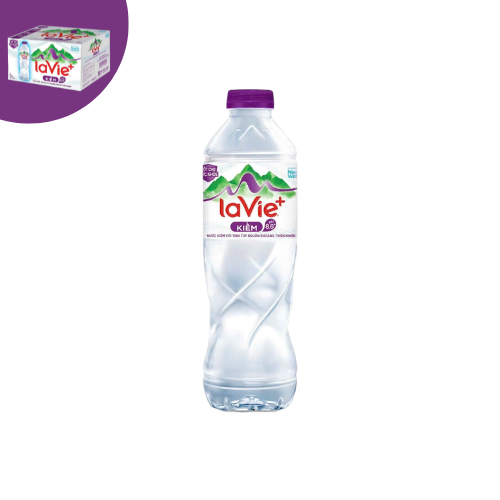 La Vie+ Kiềm 500ml (Thùng 24 chai) | La Vie+ Kiềm có khoáng thiên nhiên