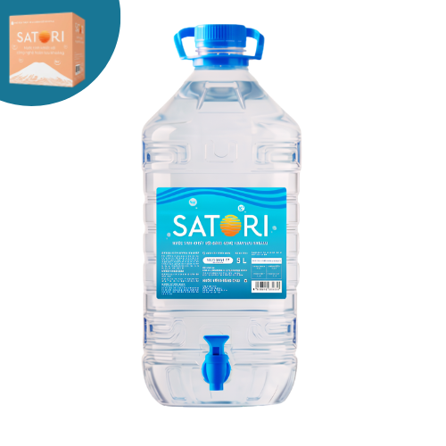 Nước Uống Satori Chai Lớn 5L (4 ChaiThùng)